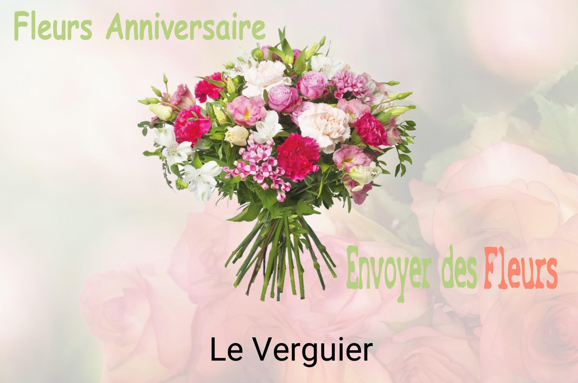Bouquet de fleurs d’anniversaire livré à Le Verguier