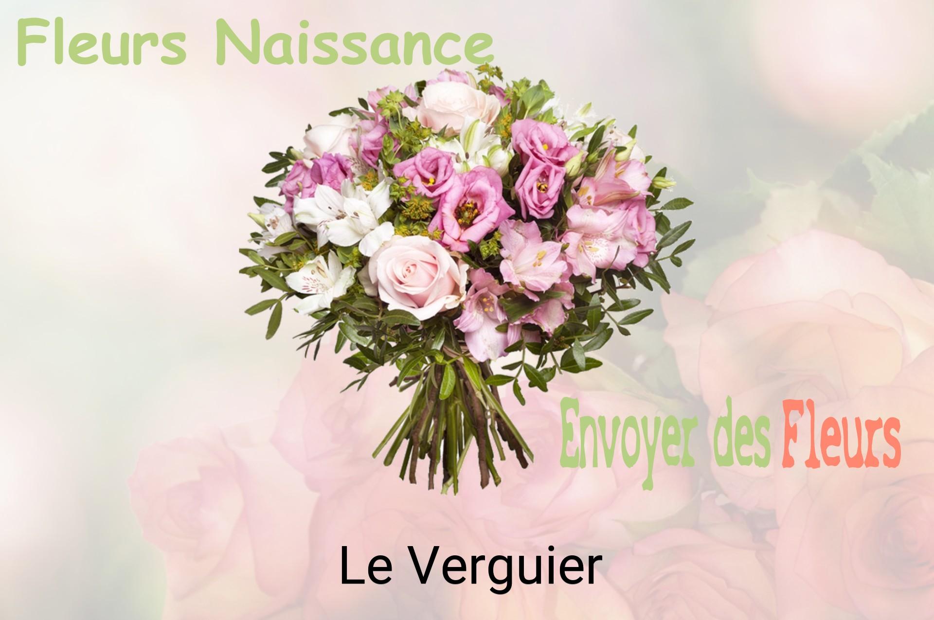 Bouquet de fleurs de naissance livré à Le Verguier